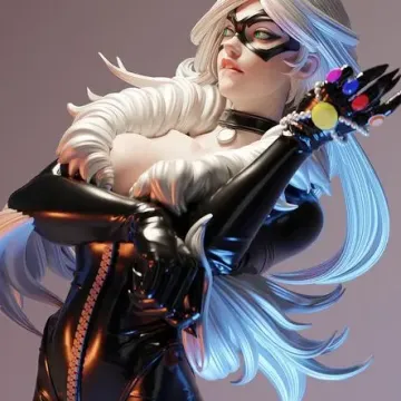 Фигурка «Чёрная кошка», Marvel