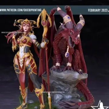 Диорама «Алекстраза», World of Warcraft