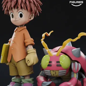 Фигурка «Иззи Изуми и Тентомон», Digimon