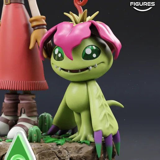 Фигурка «Мими Татикава и Палмон», Digimon