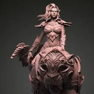Фигурка «Тиранда Шелест Ветра и Ашала», World of Warcraft