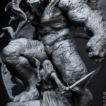 Диорама «Гэндальф и Балрог», The Lord of the Rings