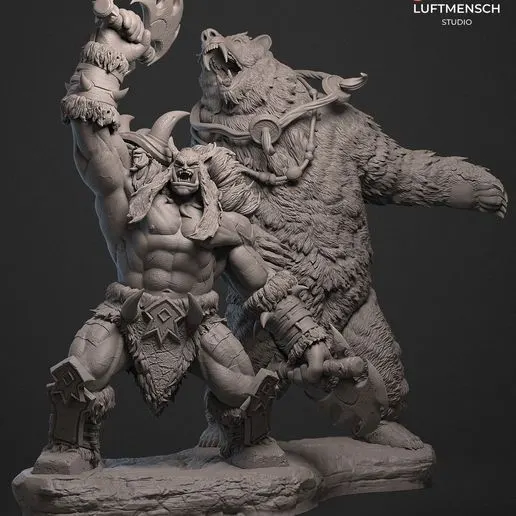 Фигурка «Рексар и Миша», World of Warcraft