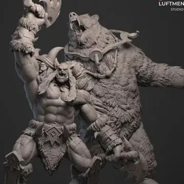 Фигурка «Рексар и Миша», World of Warcraft
