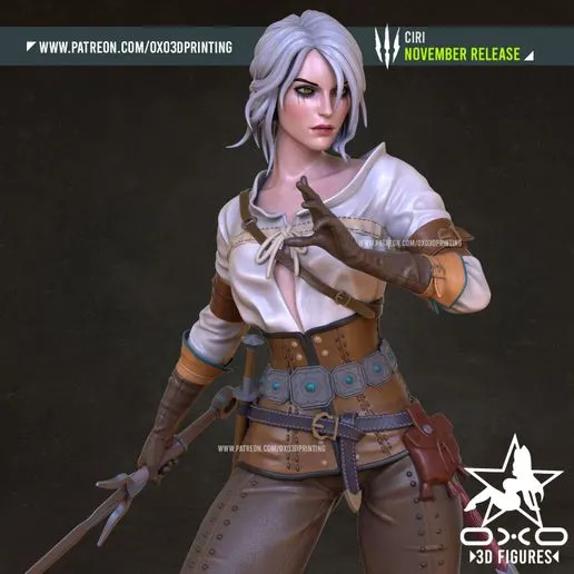 Фигурка «Цири», The Witcher