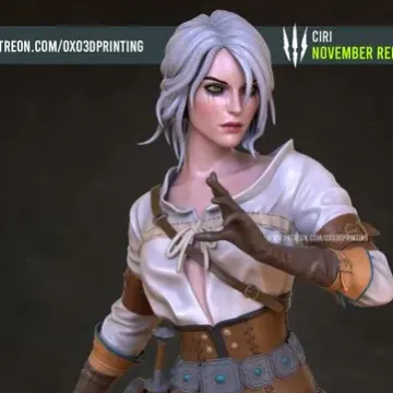 Фигурка «Цири», The Witcher