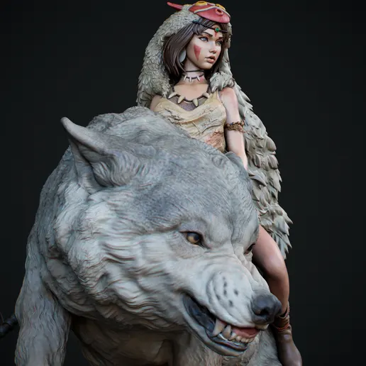 Фигурка «Сан», Studio Ghibli