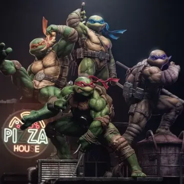 Диорама «Леонардо, Рафаил и Микеланджело», Teenage Mutant Ninja Turtles