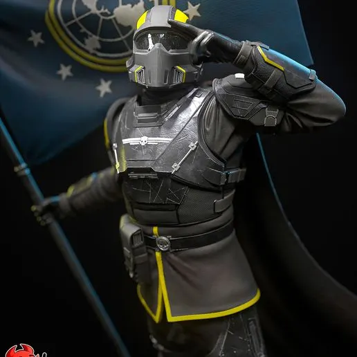 Фигурка «Солдат адского десанта», Helldivers