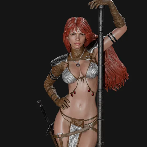 Фигурка «Рыжая Соня», Red Sonja