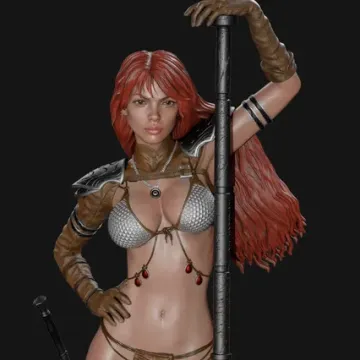 Фигурка «Рыжая Соня», Red Sonja