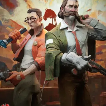 Фигурка «Гарри Дюбуа и Ким Кицураги», Disco Elysium