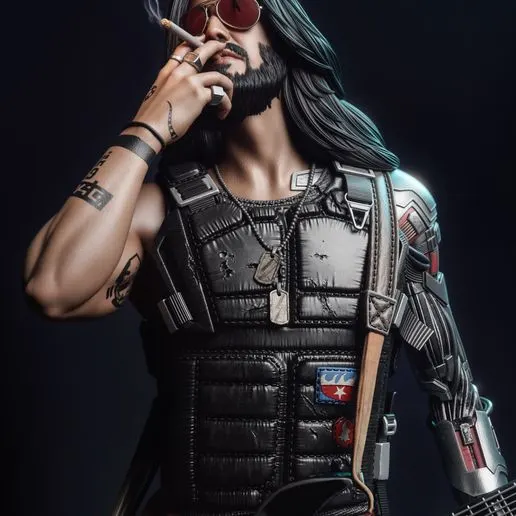 Фигурка «Джонни Сильверхенд», Cyberpunk 2077