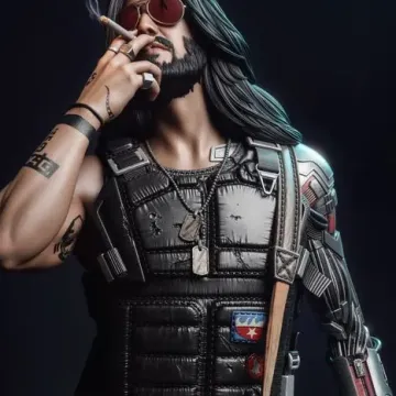 Фигурка «Джонни Сильверхенд», Cyberpunk 2077
