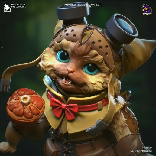 Фигурка «Палико с жабой», Monster Hunter