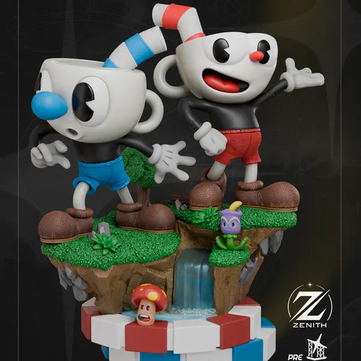 Диорама «Капхед и Магмен», Cuphead