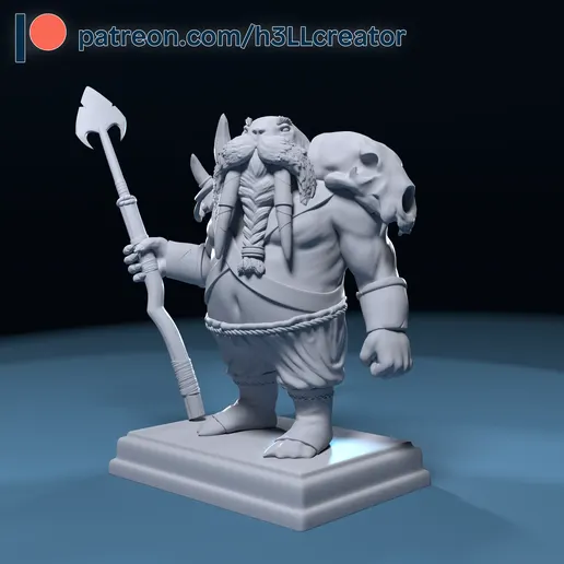 Фигурка «Морж с копьём»