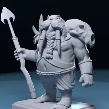 Фигурка «Морж с копьём»