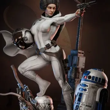 Фигурка «Лея Органа и R2-D2», Star Wars