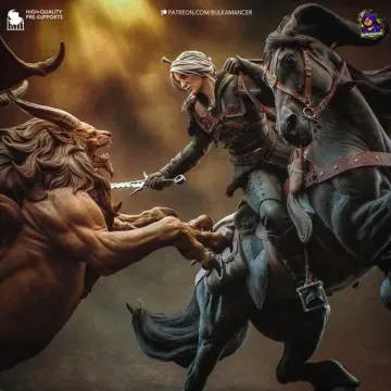 Диорама «Цири», The Witcher