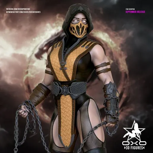 Фигурка «Скорпион», Mortal Kombat