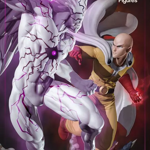 Диорама «Сайтама и Борос», One-Punch Man