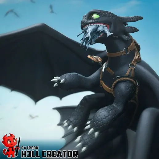 Фигурка «Беззубик», How to Train Your Dragon