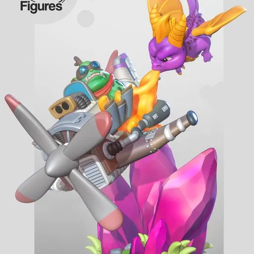 Фигурка «Спайро», Spyro the Dragon