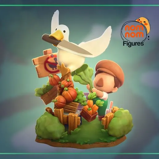 Диорама «Гусь», Untitled Goose Game