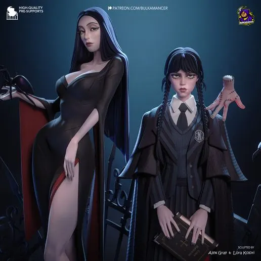 Фигурка «Готические мать и дочь»