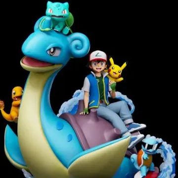 Диорама «Эш Кетчум, Пикачу и Лапрас», Pokémon