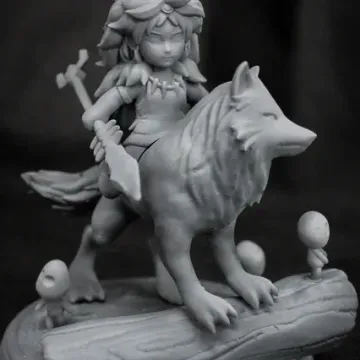 Фигурка «Сан», Studio Ghibli