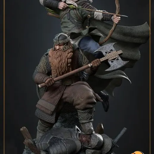 Фигурка «Гимли и Леголас», The Lord of the Rings