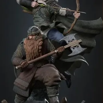 Фигурка «Гимли и Леголас», The Lord of the Rings