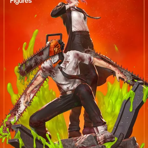 Фигурка «Макима и Дэндзи», Chainsaw Man