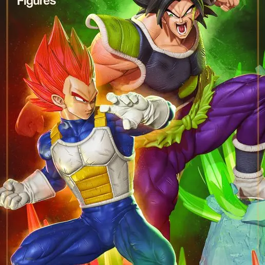 Диорама «Вегета и Броли», Dragon Ball