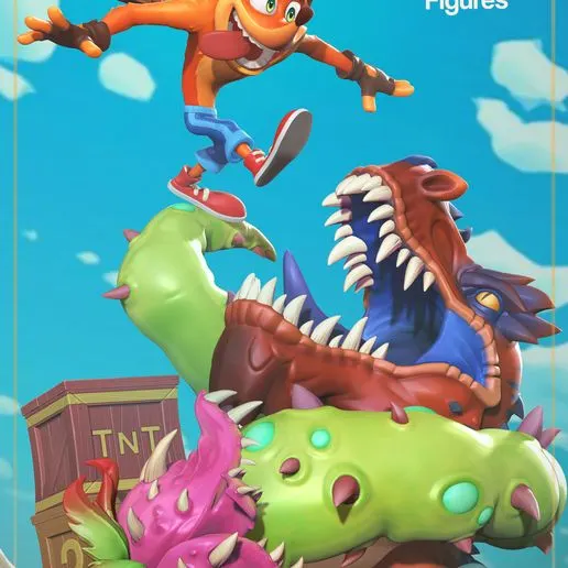 Диорама «Крэш Бандикут», Crash Bandicoot