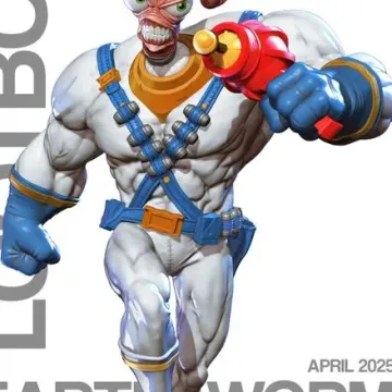 Фигурка «Червяк Джим», Earthworm Jim