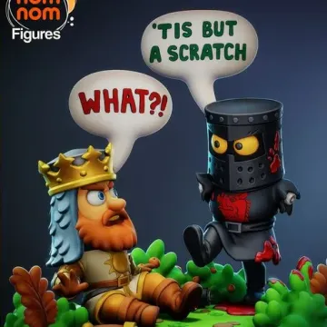Диорама «Чёрный рыцарь», Monty Python and the Holy Grail