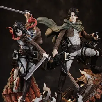 Диорама «Микаса Аккерман и Леви Аккерман», Attack on Titan