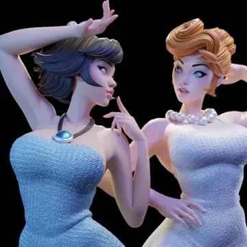Набор «Бетти Раббл и Вилма Флинтстоун», The Flintstones