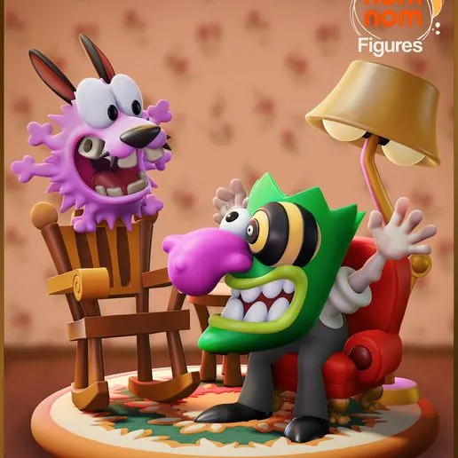Диорама «Кураж», Courage the Cowardly Dog