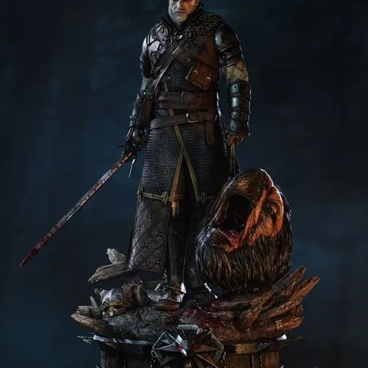 Фигурка «Геральт из Ривии», The Witcher