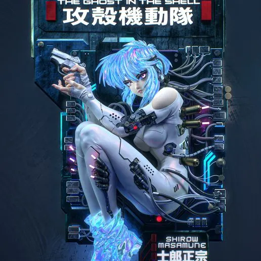 Диорама «Мотоко Кусанаги», Ghost in the Shell