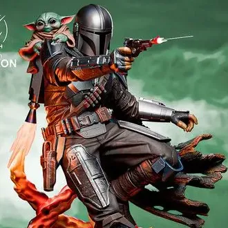 Фигурка «Дин Джарин и Грогу», Star Wars