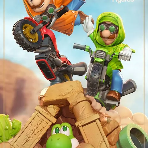Диорама «Марио и Луиджи», Super Mario
