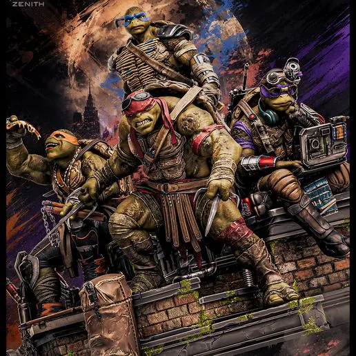 Набор «Набор из четырёх черепашек-ниндзя», Teenage Mutant Ninja Turtles