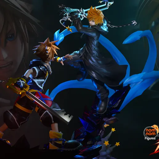 Диорама «Роксас и Сора», Kingdom Hearts