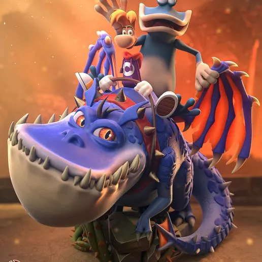 Фигурка «Рэймен и Глобокс», Rayman