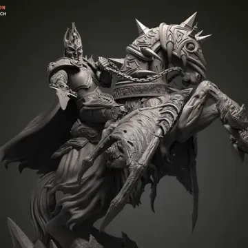 Фигурка «Король-лич и Непобедимый», World of Warcraft